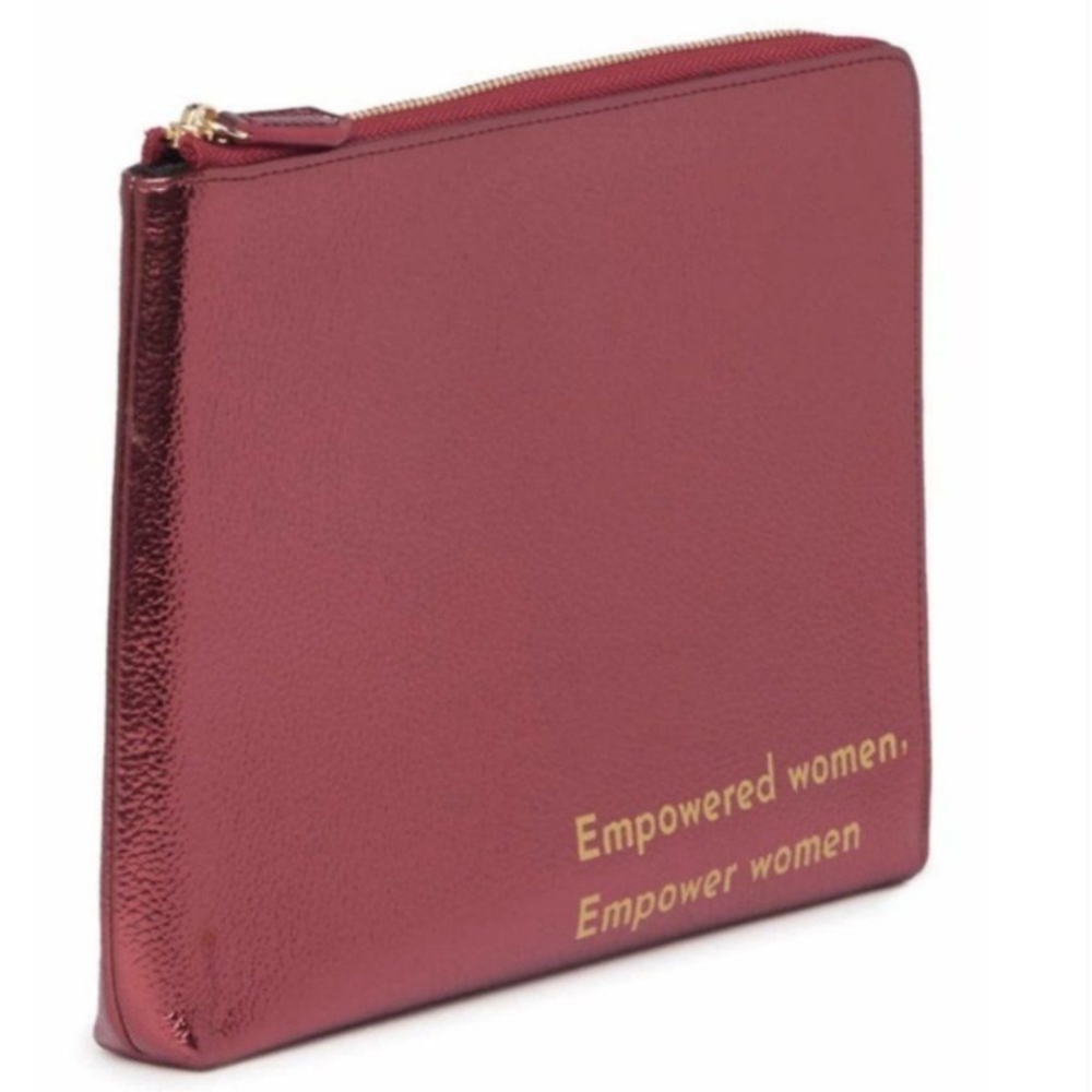 Urban Expressions 2 Sided Org Zip Pouch Red